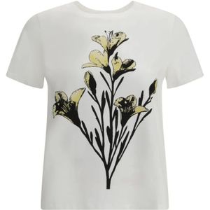 Max Mara, Dames, Tops, Wit, Maat: XS Katoen,