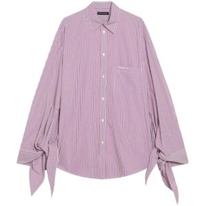 Balenciaga, Dames, Blouses & Shirts, Roze, Maat: XS Katoen,