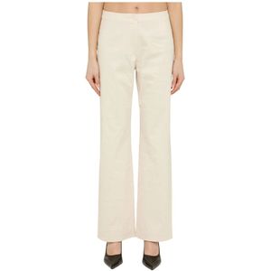 Our Legacy, Dames, Broeken, Beige, Maat: XS Katoen,