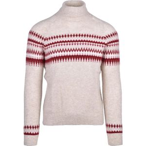 Eleventy, Heren, Truien, Beige, Maat: M Zijde,