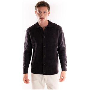 Paolo Pecora, Heren, Truien, Bruin, Maat: L Wol,