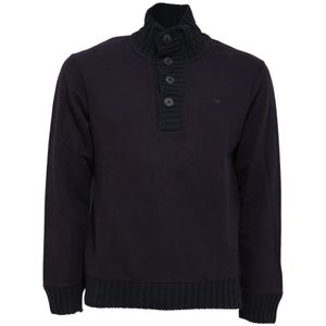 Armani, Heren, Truien, Blauw, Maat: S Fleece,