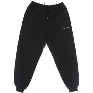 Karl Kani, Heren, Broeken, Zwart, Maat: S Poliester,