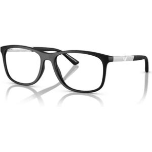 Emporio Armani, unisex, Accessoires, Zwart, Maat: 55 MM