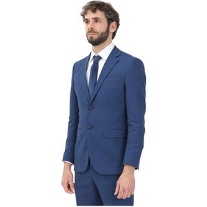 Selected Homme, Heren, Pakken, Blauw, Maat: M