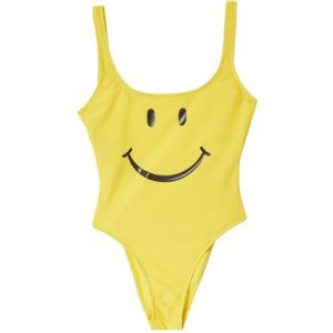 Moschino, Dames, Badkleding, Geel, Maat: S Polyamide,