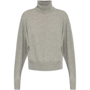 Lisa Yang, Dames, Truien, Grijs, Maat: S Kasjmier,