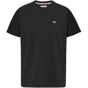 Tommy Hilfiger, Heren, Tops, Zwart, Maat: M Katoen,