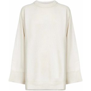 Loulou Studio, Dames, Truien, Wit, Maat: S