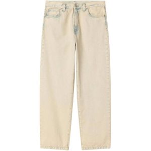 Carhartt Wip, Heren, Jeans, Beige, Maat: W28 Katoen,