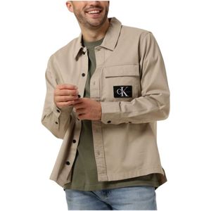 Calvin Klein, Heren, Jassen, Beige, Maat: XS