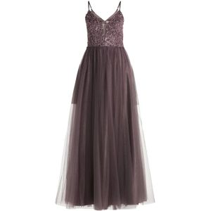 Vera Mont - Geborduurde Avondjurk - Paars - Dames