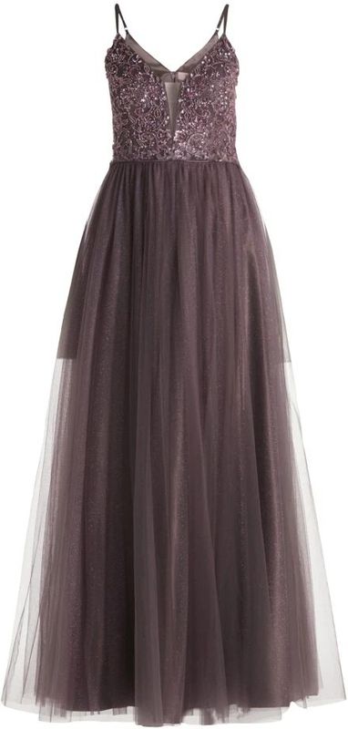 Vera Mont - Geborduurde Avondjurk - Paars - Dames