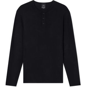 Armani Exchange, Heren, Tops, Zwart, Maat: 2XL