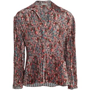 Vince, Dames, Blouses & Shirts, Veelkleurig, Maat: L Poliester,