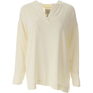 Alessia Santi, Dames, Blouses & Shirts, Beige, Maat: L