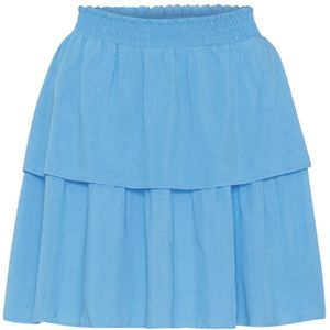 Americandreams, Dames, Rokken, Blauw, Maat: S Viscose,