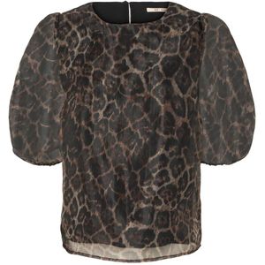RUE de Femme, Dames, Blouses & Shirts, Bruin, Maat: XS