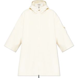 Moncler, Dames, Jassen, Beige, Maat: ONE Size Wol,