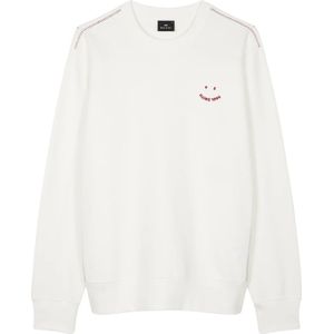 Paul Smith, Heren, Sweatshirts & Hoodies, Wit, Maat: L Katoen,