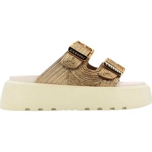 Casadei, Dames, Schoenen, Geel, Maat: 38 EU Lame,