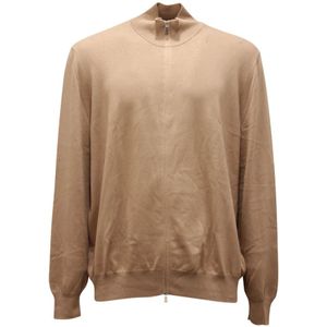 Gran Sasso, Heren, Truien, Beige, Maat: 3XL Katoen,