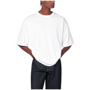 Dries Van Noten, Heren, Tops, Wit, Maat: L Katoen,