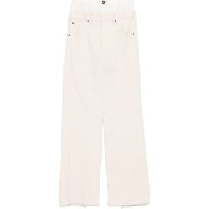 Maison Margiela, Dames, Rokken, Beige, Maat: XS Denim,