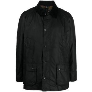 Barbour, Heren, Jassen, Zwart, Maat: S Katoen,
