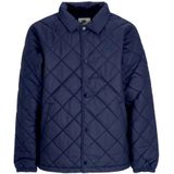 Nike, Heren, Jassen, Blauw, Maat: L Leer,