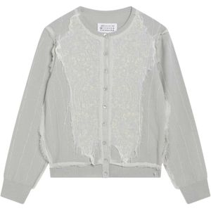 Maison Margiela, Dames, Truien, Groen, Maat: S Wol,