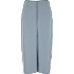 Ami Paris, Dames, Rokken, Blauw, Maat: XS Satijn,