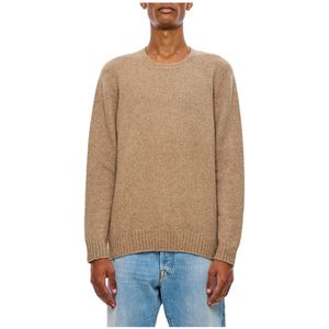 Drumohr, Heren, Truien, Beige, Maat: 2XL Wol,