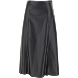 Kaos, Dames, Rokken, Zwart, Maat: 2XS Leer,