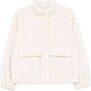 Michael Kors, Dames, Jassen, Wit, Maat: S Poliester,