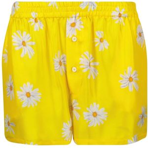 Moschino, Dames, Korte broeken, Geel, Maat: XS Zijde,