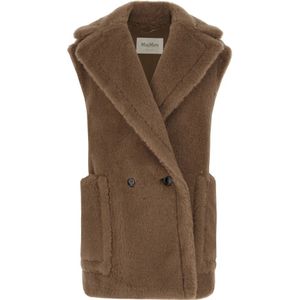 Max Mara, Dames, Jassen, Bruin, Maat: S Wol,