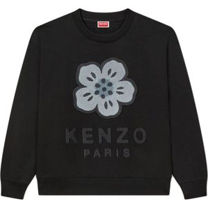 Kenzo - Sweatshirt - Zwart - Dames - 100% Katoen