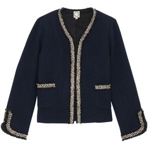 Ines de la Fressange Paris, Dames, Jassen, Blauw, Maat: XS