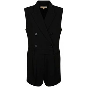 Michael Kors, Dames, Jumpsuits & Playsuits, Zwart, Maat: XL