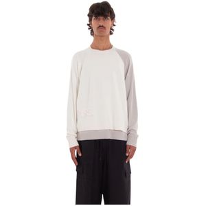 Y-3, Heren, Truien, Wit, Maat: XL Viscose,