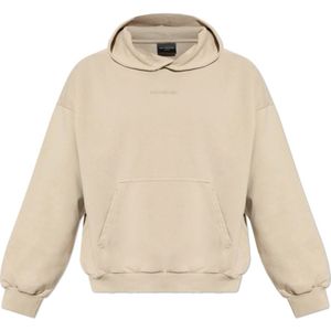 Balenciaga, Heren, Sweatshirts & Hoodies, Beige, Maat: XL Katoen,