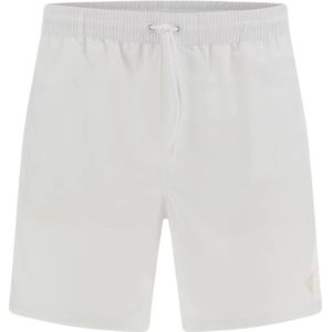 Guess, Heren, Badkleding, Wit, Maat: S Poliester,