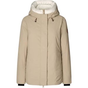 Save The Duck, Dames, Mantels, Beige, Maat: S Leer,