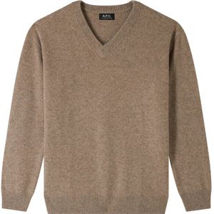 A.p.c., Dames, Truien, Beige, Maat: S Wol,