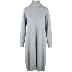 Fabiana Filippi, Dames, Jurken, Grijs, Maat: S Zijde,