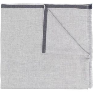 Brunello Cucinelli, Heren, Accessoires, Grijs, Maat: ONE Size Wol,
