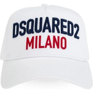 Dsquared2, Heren, Accessoires, Wit, Maat: ONE Size Katoen,