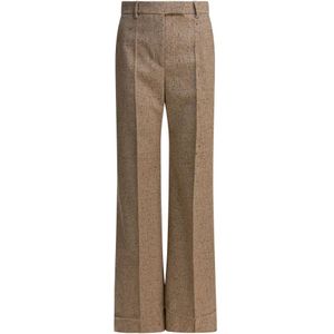 Valentino, Dames, Broeken, Beige, Maat: XS Katoen,