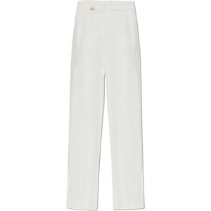 Jacquemus, Dames, Broeken, Wit, Maat: S Wol,